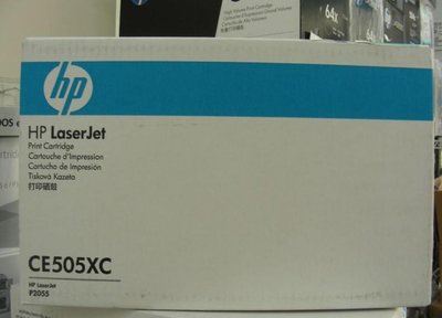 asdf 19年 HP CE505X 05X 全新原廠高容量黑色碳粉匣HP P2055dn同HP CE505X 05X