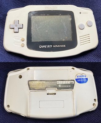 任天堂 Gameboy Advance GBA  AGB-001 白色款 掌機 零件機故障機 博優公司貨 for Y7851770565