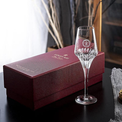 限時路易十三玻璃酒杯Louis XIII人頭馬光之贊禮手工水晶杯禮盒高腳杯-優品