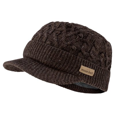 【mont-bell】1118581 BN 棕 CABLE KNIT WORK CAP 保暖帽 工作帽