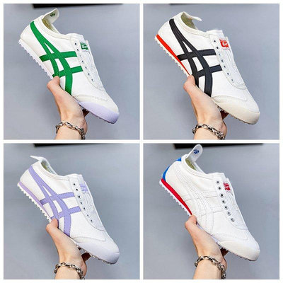 邦特鞋店 ASICS/亞瑟士Onitsuka Tiger MEXICO 66 Slip-On 鬼塚虎一腳蹬經典休閑帆布鞋36-44