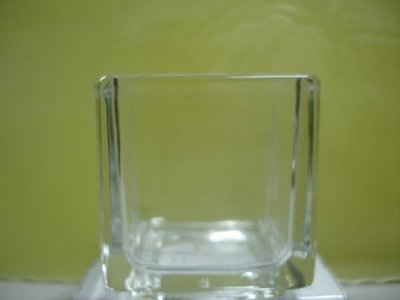 蠟材館~蠟燭材料專賣:69小方杯 四方型 方形玻璃杯 96入/箱 含運