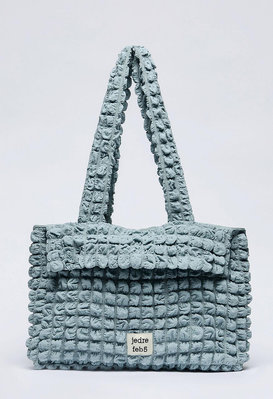 【薰衣草舖子】韓國進口 jedre feb5 Croiffle shoulder bag blue 雲朵包。側背包。購物袋