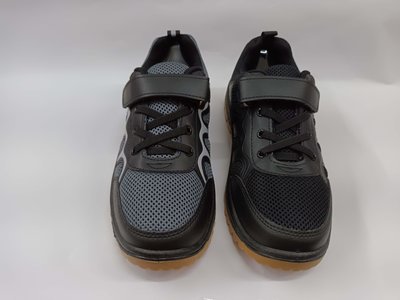 【鞋里】~Wenies Polo 威尼斯 保羅 ~ 6260 台灣製造 男款休閒運動鞋 透氣網布 輕便工作鞋(黑/灰)