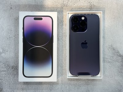 🌚 拆封新機 iPhone 14 pro 128G 紫色 台灣貨 100% 2024/3/15