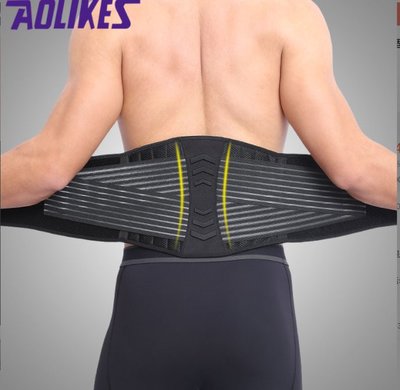 X01058 奧力克斯 AOLIKES 雙層加壓 護腰 復健 透氣 舒適 加寬 重訓 舉重 深蹲 硬舉 腰帶 焦點服飾