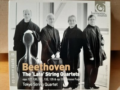 Tokyo String Quartet Beethoven-The'Late' String Quartets,東京四重奏團，演繹貝多芬-晚期6首弦樂四重奏.