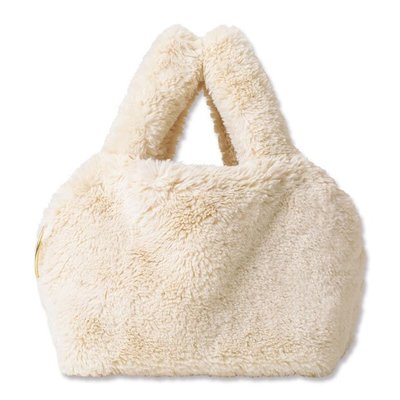 [瑞絲小舖]~日雜franche lippee 品牌20週年紀念特刊附錄兔耳造型絨毛托特包 毛絨包 手提袋 手提包 拎包
