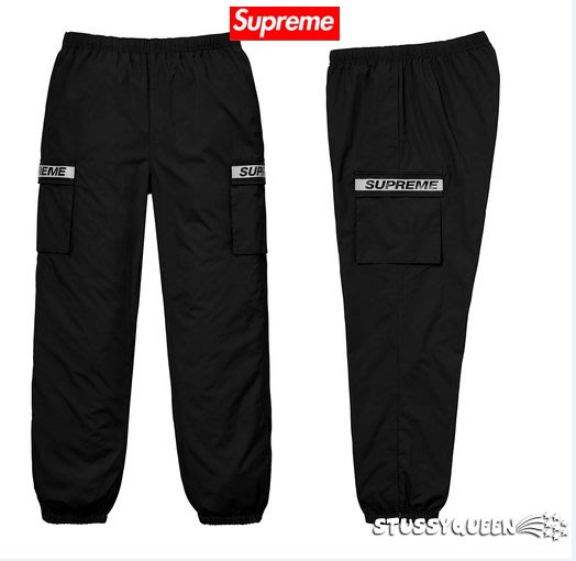 supreme reflective cargo pants