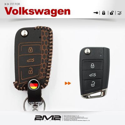 2M2 Volkswagen Golf Sporstvan Touran Tiguan Polo 福斯 鑰匙皮套 鑰匙包