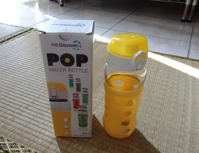 POP韓國製耐熱玻璃瓶身隨手杯隨身瓶