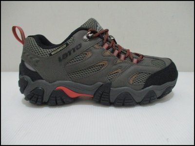 LOTTO 機能型登山鞋 動態防水 防臭避震鞋墊 岩灰綠 正品公司貨 LT2AMO6305