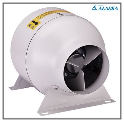 【 大尾鱸鰻便宜GO】ALASKA 阿拉斯加 DUC-6702 管道型風機 6英吋 抽風機 送風機 排風機 220V