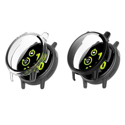 【PC+鋼化玻璃一體錶殼】適用 Garmin vivoactive 5 GPS 健康智慧手錶 硬殼 透明殼