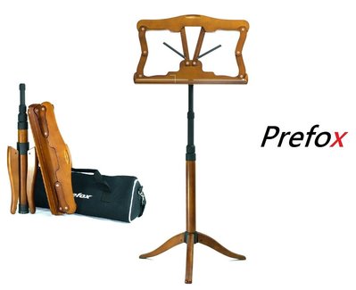 【金聲樂器】Prefox SD-401 含收納袋 木質 木製 摺疊 大譜架 譜架 小譜架 吉他 烏克麗麗 小提琴