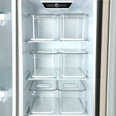 冰箱收納盒冷凍保鮮盒廚房碗筷收納神器透明塑料盒子多~特價
