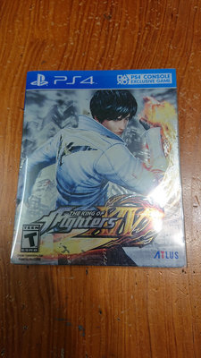 PS4 拳皇 14 格鬥天王 鐵盒版 英文版 光碟無刮