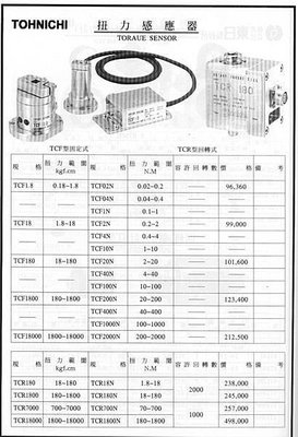 ㊣宇慶S舖㊣ 日本 東日 TOHNICHI 扭力感應器 TCR18000