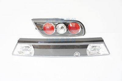 ~~ADT.車燈.車材~~日產 SILVIA 180SX S13 紅心黑底尾燈+中飾板一套3800