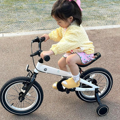 公路車德國 BMW 寶馬正版兒童自行車 14寸16寸男女孩腳踏輔助輪童車單車