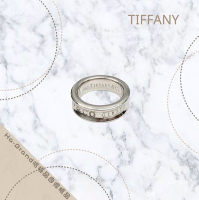 【哈極品】美品《Tiffany&Co.》Tiffany 925純銀 1837戒指