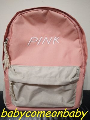 背包提袋 PINK 後背包 粉紅色
