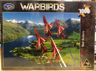紐西蘭進口拼圖 HOL The Reds 英國皇家空軍特技飛行隊 紅箭飛行表演隊 1000片拼圖 089857