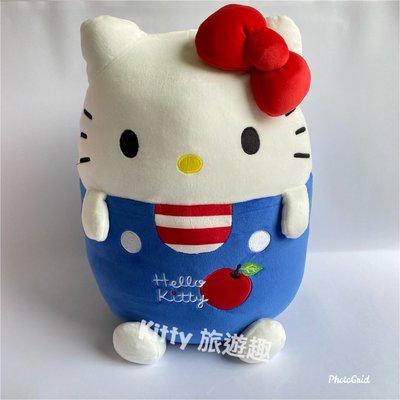 [Kitty 旅遊趣] Hello Kitty 絨毛玩偶 凱蒂貓 蘋果 抱枕 靠墊 禮物 收藏