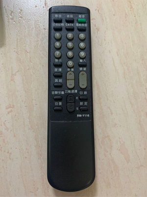 [現貨]SONY 新力傳統電視遙控器 RM-Y116