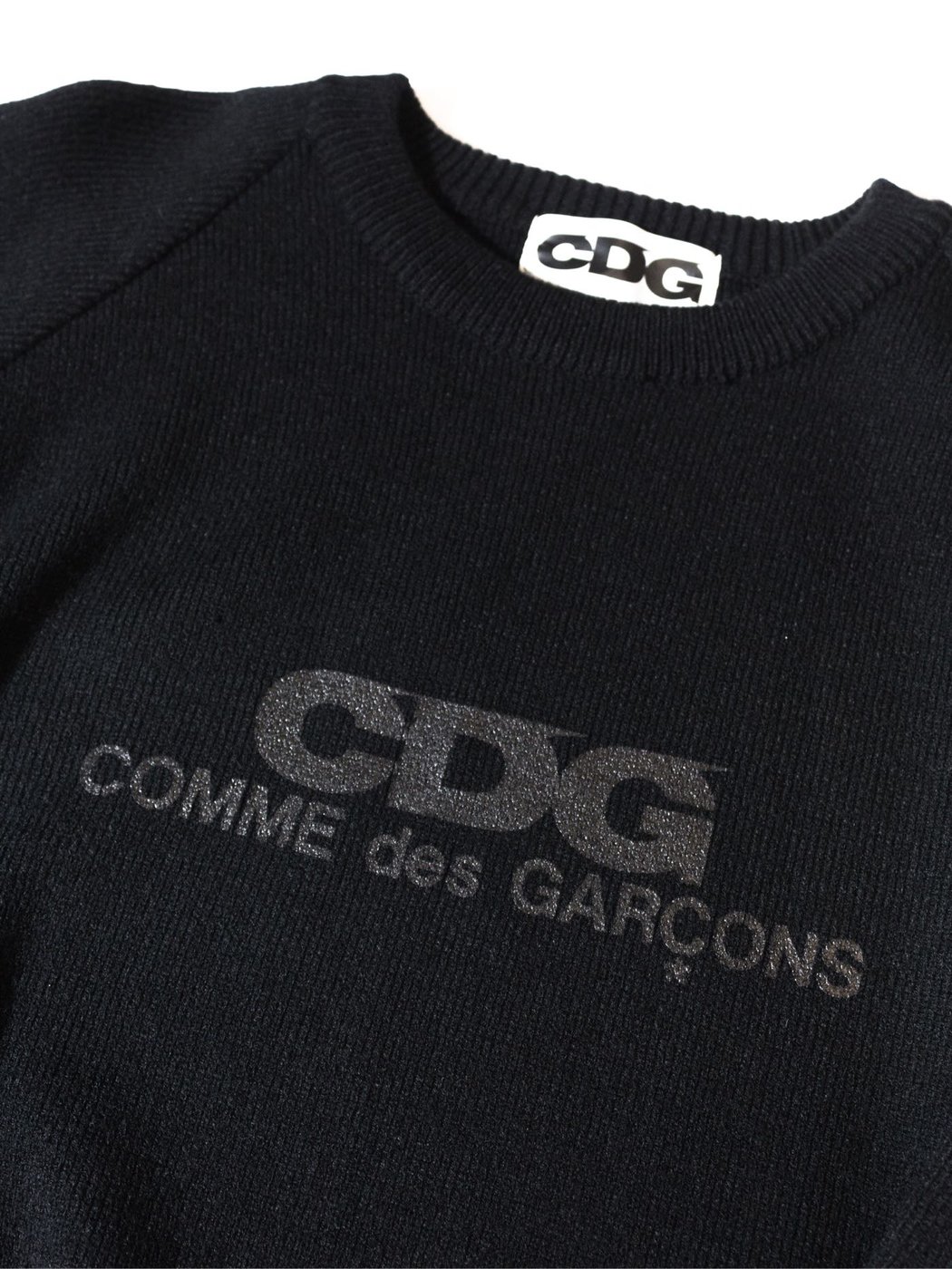 Comme des Garcons Logo Sweater.(Black) 川久保玲CDG 毛衣| Yahoo奇摩拍賣