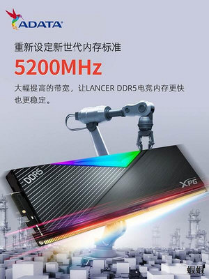威剛XPG龍耀DDR5 6000內存條臺式機電腦燈條32G(16Gx2)