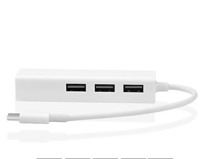 現貨價_品名: USB3.1 Type-C轉RJ45+3 USB網卡100MBps二合一(顏色隨機) J-14502