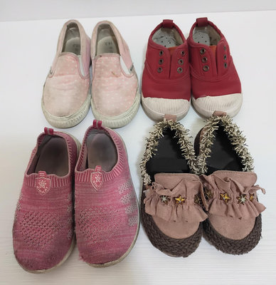 二手童鞋/女童鞋 休閒鞋 帆布鞋 娃娃鞋 台灣製