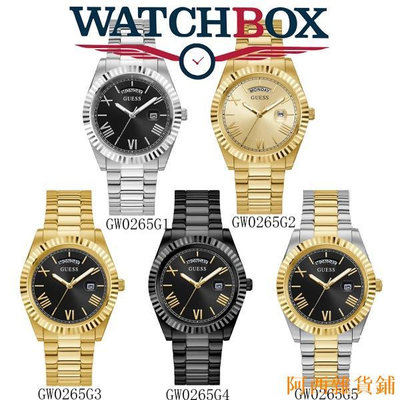 阿西雜貨鋪GUESS錶殼不鏽鋼男士手錶商務GW0265G1 GW0265G2 GW0265G3 GW0265G4 GW026