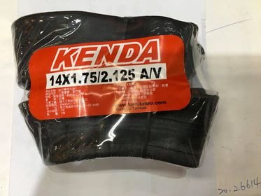佶昇動輪車-建大KENDA 14吋內胎美式嘴 14 × 1.75-2.125 美嘴 一條