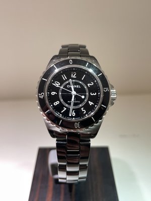 【 大西門鐘錶 】香奈兒 J12 H5696 33MM 黑色陶瓷機械腕錶