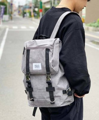 【Mr.Japan】日本限定 PRODUCTY WARRANTY 後背包 雙排扣 側邊拉鍊 包包 包 灰 預購款