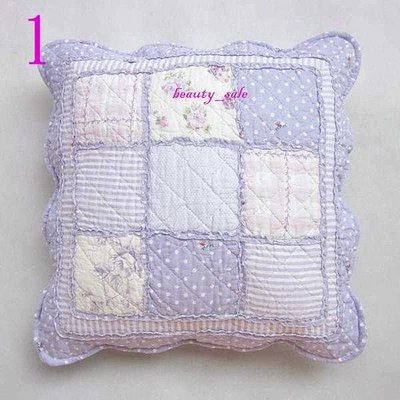 手工拼布 純棉 絎縫 拼布 靠墊 抱枕套(1) 多款花色