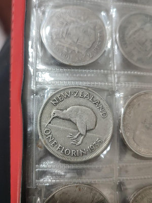 新西蘭喬治五世1弗洛林1935年銀幣281