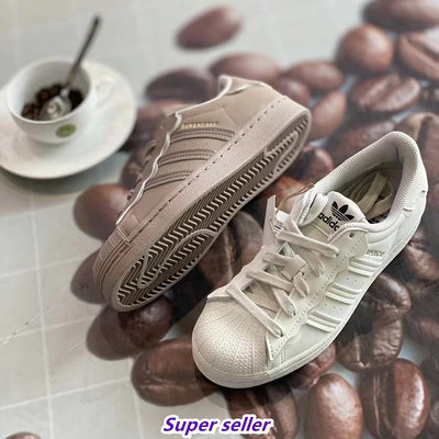 【免運】Adidas Originals Superstar 奶油白 貝殼鞋 灰褐色 摩卡 咖啡色 GW4441/0