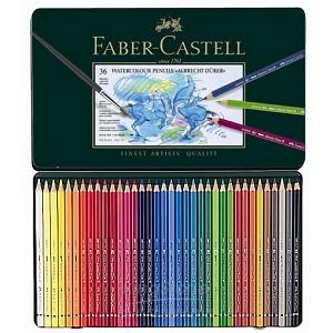 {阿治嬤} 德國 輝柏 Faber-Castell 藝術家級 36色水性色鉛筆 鐵盒 117536
