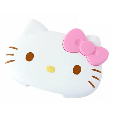 【樂齒專業口腔】Sanrio 三麗鷗 Kitty 紙巾蓋一入 可重複黏貼 日本進口正版