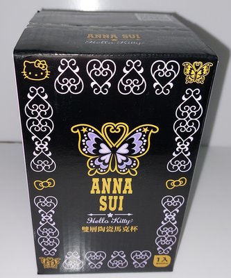 7-11 ANNA SUI Hello kitty 聯名雙層陶瓷馬克杯 (全新未拆)1盒(款式隨機)