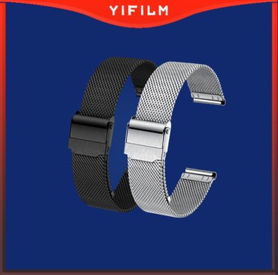 Yifilm 24 毫米不銹鋼錶帶金屬錶帶鏈接手鍊適用於卡西歐 EFR-303 EFV540 EFB-530 配件銀玫瑰