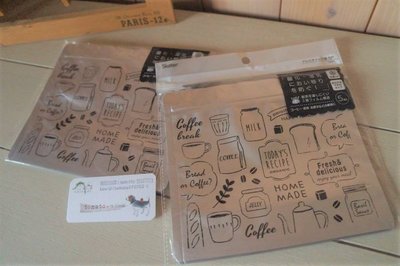 ˙ＴＯＭＡＴＯ生活雜鋪˙日本進口雜貨人氣塗鴉風貓咪 咖啡圖印口罩食品夾鏈袋5入組(現貨+預購)