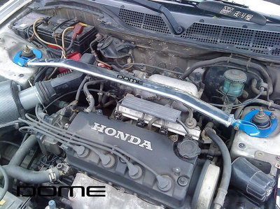 『通信販售』D.R DOME RACING HONDA CIVIC 引擎室拉桿 高強度鋁合金 前上拉 K8 K6