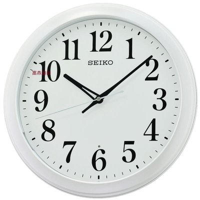 【SEIKO CLOCK】日本 精工 SEIKO 夜間自動持續燈光 時鐘 掛鐘 QXA776、QXA776W (白框))