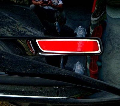 圓夢工廠 Lexus 2016~2018 ES200 ES250 ES300h 改裝 鍍鉻 後霧燈框 後保桿 反光片框