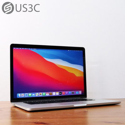 【US3C-板橋店】【一元起標】公司貨 2014年中 Apple Macbook Pro Retina 15吋 i7 2.2G 16G 256G 銀 二手筆電