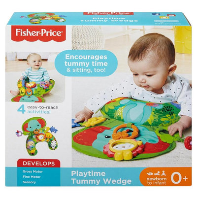 Fisher-Price 費雪 動物森林遊戲趴趴枕 練趴 掛環玩具 固齒器 鏡子 藏響紙 可面交